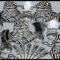 Zebra New Year's Party Kit for 50